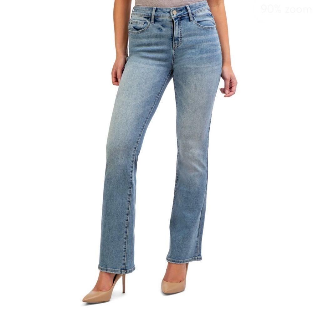 Jordache Vintage Light Wash Hi-Rise Bootcut Jeans Size 7/8